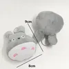 50 pcs 9cm mini meu vizinho azul totoro chaveiro brinquedo novo kawaii japonês anime totoro guarda-chuva recheado gato de pelúcia boneca