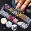 Sequin Floral Nail Sticker Fashion Dry Flower Sequins Applique Seal Nails Stickers Multi Type Womens Manicures Decoration New 8 8sq L2