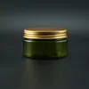 100ml Olivgrün Kosmetische Sahne Vorratsdose mit Schwarz / Bronze / Gold Metal Schraubdeckel Upscale Aloe Gel Topf kann Großhandel