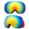 Anti-fog Okulary narciarskie Zimowe Outdoor Ochrona UV Okulary Okulary Sporty Wiatroszczelna Snowboard Snowmobile Mężczyźni Kobiety Okulary Maska 220110