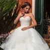 Abito da sposa Piccola Vestiti da cerimonia nuziale della vita alta del vestito da sposa Le cinghie senza maniche Stratte semplici Matrimoni del temperamento Dress Thin Tube Top Vestido de Novia