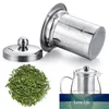 قابلة لإعادة الاستخدام مصفاة الشاي المساعد على التحلل الفولاذ المقاوم للصدأ شبكة تصفية DRINKWARE Teaware اكسسوارات الشاي للمعلق كأس لحاد فضفاض