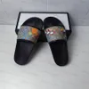 Vente en gros g marque hommes et femmes pantoufles classiques en caoutchouc Web Slide Sandal Luxury Sandals Pantoufles Chaussures de plage 35-46 mètres avec Box-003