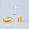 5ml高品質の空のガラス香水びんの噴霧器の携帯用コンソテンティエチメイテックVuotiのアルミニウムポンプ100pcs / Lotpls注文