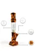 Hookahs Flame Silicone Bongs colorido tubo de agua fumar aceite Dab Rigs extraíble recto con recipiente de vidrio