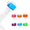 wholesale Bol de bang en verre de six couleurs de couleur huilée 14 accessoires pour fumer pour hommes pour les plates-formes de dab de conduite d'eau