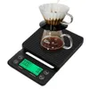 Bilancia per caffè americano con timer 0.1g 3KG 5KG Bilancia elettronica ad alta precisione Bilancia digitale per alimenti da cucina LCD Bilanciamento del peso