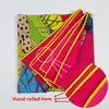 Scarves 90cm Feather100 Twill Silk Scarf Women Shawls Brand Design Square Luxury Foulard Hand Rolled Hem Hijab6468826