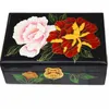 2 Laag Vintage Decoratieve Houten Sieraden Doos met Lock LakWare Chinese Juweel Opbergdoos Verjaardag Bruiloft Gift Horloge Make-up Box