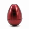 New EGG Shape Herb Grinder 4 piece 58mm Smoking Set zinc aluminum alloy pollen press catcher Tobacco Crusher metal grinders with dab tool