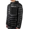 Parkas en duvet pour hommes légers à capuche d'hiver Vêtements de sport chauds et décontractés noirs Veste de couple simple, célèbre marque européenne et américaine