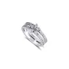 2020 Echte 925 Sterling Zilveren Ringen Voor Vrouwen Fonkelende Sneeuwvlok Ring Engagement Wedding Statement Sieraden Party Gift 17441426342748