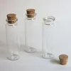 100 x 18ml garrafa de vidro transparente com cork de madeira cor clara crimpagem recipiente decorativo recipiente