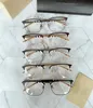 High-quality Star BE1332-D designer Eeybrow big-rim Men Glasses 56-17-145 contrasted plaid semi-rim for prescription glasses fulls2231