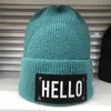 Casual Winter Hat Solid Blend Spring Fashion Wool Warm Skullies Beanies Hats Caps For Men Women