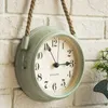 Nordic Modern Minimalist Clocks Wall Clock Living Room Wrought Iron Metal Clocks Creative Quartz Clock Personality 201125