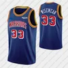 Nuova maglia da basket Stephen Curry # 30 Thompson # 11 Wiggins # 22 Poole # 3 Iguodala # 9 Greem # 23 Kuminga # 00 GoldenStateCity 75TH Diamond maglie nere Uomo S-XXXL in magazzino