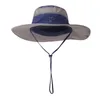 Camolanad upf 50+ hink hattar män kvinnor sol hatt utomhus vattentätt fiske mössor lång brett rim uv skydd vandring strand mössa y200602