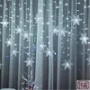 3,5 m Schneeflocke LED-Licht Weihnachtsbaumschmuck Navidad Weihnachtsgeschenk Weihnachtsdekorationen für Zuhause Neujahr 2021 Kerst 201127