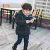 Winterkinder Fashon lässig warm warme Kapuze Jungen Mäntel Outerwears für Kinder Dicke Sportmäntel Jackrts Outfit down Parkas