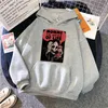 Mamma Jag är rädd för livet Skriv ut Hoodies Man Vintage Loose Casual Hoodie Sweatshirts Male Cartoon Oversized Hip Hop Anime Hoodie H1227