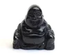 1,4 Zoll große Buddha-Statue, kleine Größe, natürlicher Quarz-Obsidian, Tigerauge-Stein, geschnitzte Kristallheilung, Budai Maitreya-Figur