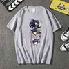 Hyuga Hinata Anime T-shirt Hommes Col Rond Coton Tops Dessin Animé Karaté Graphique Mode Imprimé T-shirts Chemise Unisexe Harajuku Tee Homme G1222