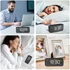 Cyfrowy budzik FM R LED Desk Stół USB Operowany dla dzieci Bedside Electronic Relloj Despertador 220311