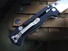 Promozione OEM AD-15 Coltello chiudibile tattico di sopravvivenza S35VN Drop Point Lama satinata nera G10 T6061 Manico in alluminio