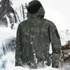 남자 군사 위장 양털 재킷 상어 피부 소프트 쉘 군사 전술 재킷 Multicam 남성 위장 윈드 브레이커 5XL 201118