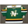 740 # 9 MIKE MODANO Minnesota North Stars 1991 CCM Vintage Vintage Home Hockey Jersey ou personnalisé n'importe quel nom ou numéro rétro Jersey