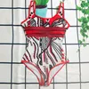 mesh monokini badeanzug