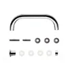 Vagsure 2PcsLot ABS Stainless Steel Door Handles For Furniture Interior knob Doors Shower Room Parts Shower Cabin Accessories 201013