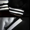 Nuovo arrivo impiombato marchio monopetto patchwork stile corto manica a costine bomber da uomo in cotone casual cappotto da baseball 201124