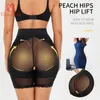 Gudia Train Trainer Shapewear Hi-stayth Buttift Lifter Бедра тонкий молния Sweperee женские трусы Крюк сращивание сетки тела 6xL 201222