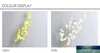 95cm 1PC fait à la main belle fleur artificielle de mariage jaune Oncidium pour la fête de mariage salon décoration de la maison livraison directe