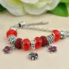 Charm Bracelets 2021 Latest Jewelry Fashion Bracelet Ladies Red Beads Retro Hanging And String DIY Tide1