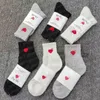 Mens Socks Classic Animal Human Embroidery Towduk-botten Strumpor Europeiska och amerikanska kvinnors sportstrumpa