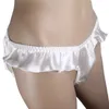 Sous-vêtement en soie taille basse triangle filles pantalon fourche haute XL 201112