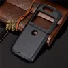 2020 Casos de telefone celular à prova de choque para Motorola RAZR 5G PU + PC Leather Flip Capa traseira