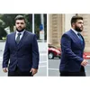 Getaille pakken voor mannen Groomsman Wedding Formeel 3 -delige zakelijke broek Kleding Maat 5xl 6xl 7xl 8xl 9xl Office Formal 2 Set 201106