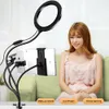 8inch LED Ring Light kit for Makeup Tutorial YouTube Video Live Stream For iPad Microphone Phone Holder Desktop Beauty lighting