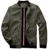 Męskie Kurtki Mężczyźni Bombowiec Kurtka Dorywczo Wiatrówka Człowiek Pilot Cienki Mens Coat Outwear Odzież Win Army Plus Rozmiar