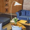 Промышленный проект Art Decoration торшер Современный дизайнер стоял легкий черный желтый белый светодиод рыбалка лампы для гостиной