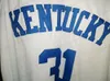 Custom Kentucky Wildcats # 31 Sam Bowie Basketball Jersey Heren Gestikte Elk maat 2xS-5XL Naam of Nummer Jerseys