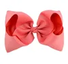 2022 new 8 Inch Grosgrain Ribbon Baby girls Clips Fashion Large Bowknot Barrette Kids Hair Boutique Bows Children Accessories Hairpin