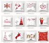 Noel tatili dekoratif yastık kılıfı kanepe araba yastık yastık kılıfı yumuşak ve konforlu dijital baskı