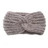 Nowa Moda Kobiety Turban Winter Wiosna Opaska Wysoka Elastyczna Włosy Zespół Dorosłych Dzianiny Hairband Girls Akcesoria do włosów