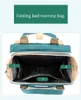 Taschen Mumientasche Designer-Rucksack multifunktionale Mutter- und Babytasche faltbares Kinderbett warm halten mehrere aufladbare Taschen Mehrfarbig