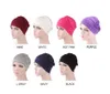 Bomull Sleep Night Slouchy Cap Curly Women Girl Bonnet Headwear Presenter för Frizzy Långt hår